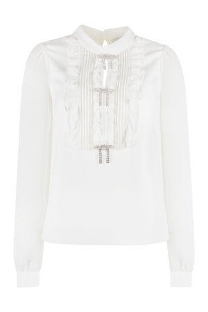 Embellished appliqué blouse-0